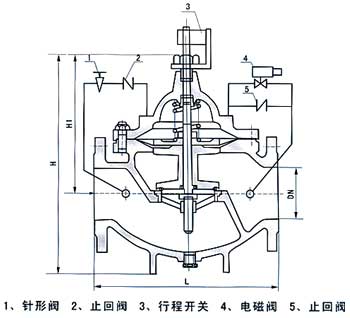 700X水泵控制閥結(jié)構(gòu)示意圖