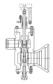 高溫高壓減溫減壓閥結(jié)構(gòu)圖