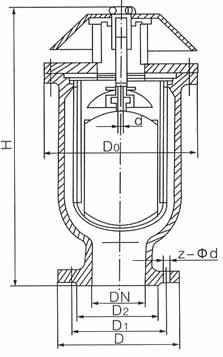 KP-10快速排氣閥/吸氣閥結(jié)構(gòu)圖